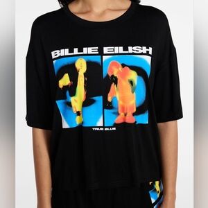 Billie Eilish Black Graphic Tee - True Blue Print